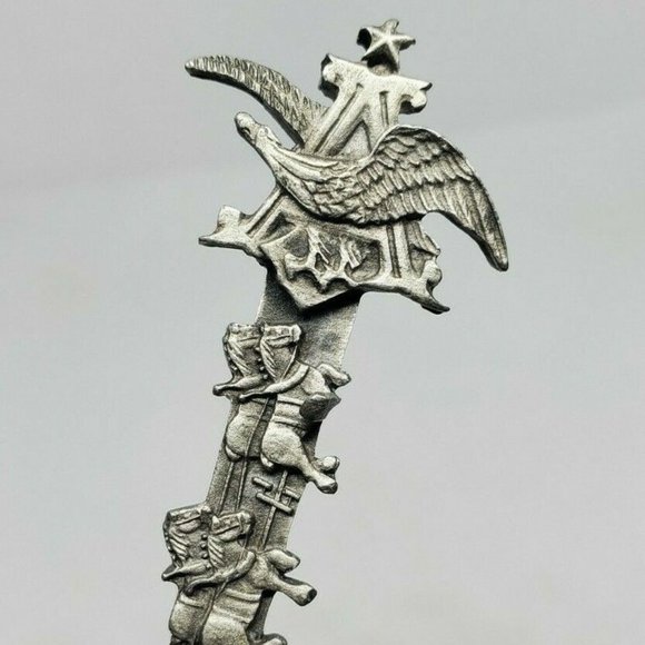 Busch Gardens Williamsburg VA Pewter Spoon - Picture 8 of 11